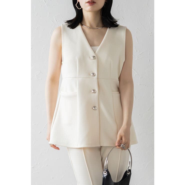 ダンボールポンチペプラムベスト 77-003825 | BONJOUR SAGAN | 詳細画像41 