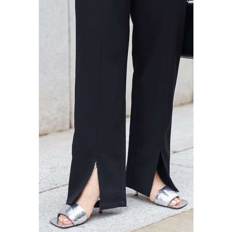 袖タックペプラムブラウス×フロントスリットパンツセットアップ 77 003835 | BONJOUR SAGAN | 詳細画像11 