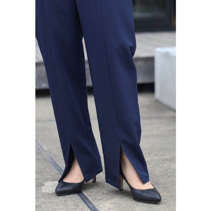 袖タックペプラムブラウス×フロントスリットパンツセットアップ 77 003835 | BONJOUR SAGAN | 詳細画像26 