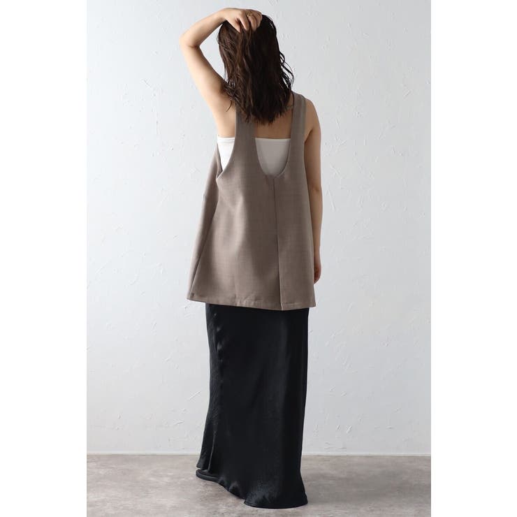 ウェーブネックチュニックベスト 77-003839 | BONJOUR SAGAN | 詳細画像5 