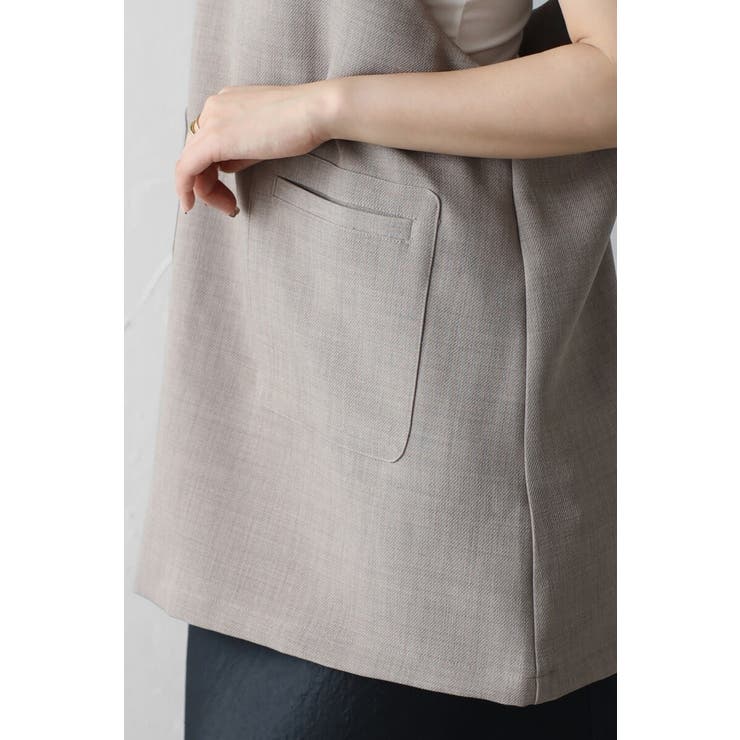 ウェーブネックチュニックベスト 77-003839 | BONJOUR SAGAN | 詳細画像7 