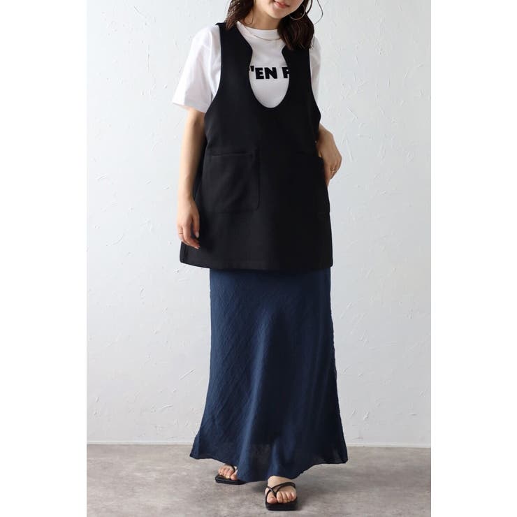 ウェーブネックチュニックベスト 77-003839 | BONJOUR SAGAN | 詳細画像14 