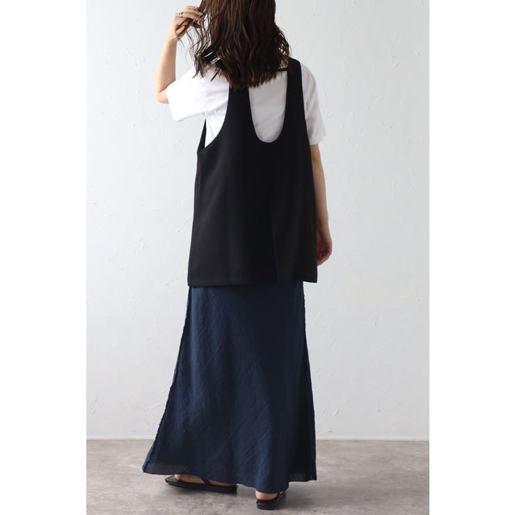 ウェーブネックチュニックベスト 77-003839 | BONJOUR SAGAN | 詳細画像18 