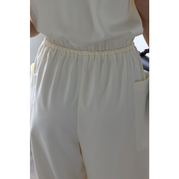 ウエストドロストノースリーブVネックオールインワン 77-003840 | BONJOUR SAGAN | 詳細画像13 