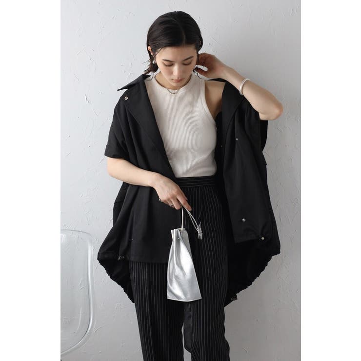 BLACK | 袖2WAYコクーンブルゾン 77-003852 | BONJOUR SAGAN