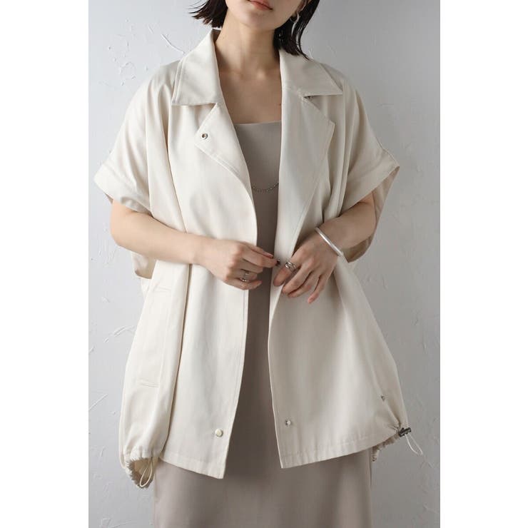 袖2WAYコクーンブルゾン 77-003852 | BONJOUR SAGAN | 詳細画像16 