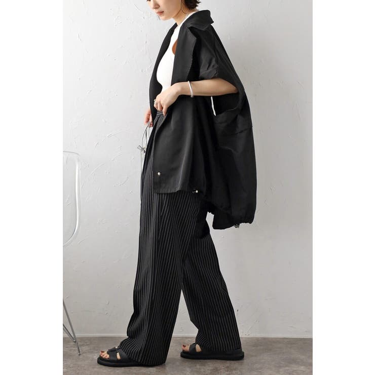 袖2WAYコクーンブルゾン 77-003852 | BONJOUR SAGAN | 詳細画像31 