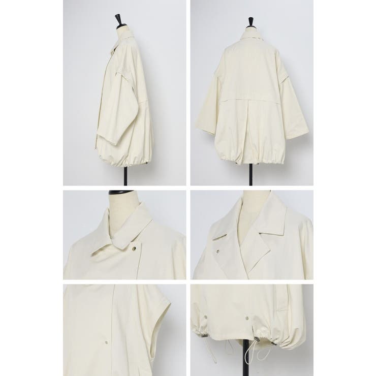 袖2WAYコクーンブルゾン 77-003852 | BONJOUR SAGAN | 詳細画像58 