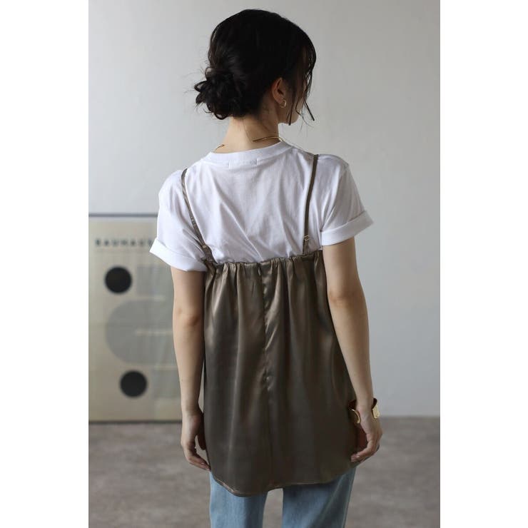 2WAYサテンキャミソール 77-003868 | BONJOUR SAGAN | 詳細画像3 