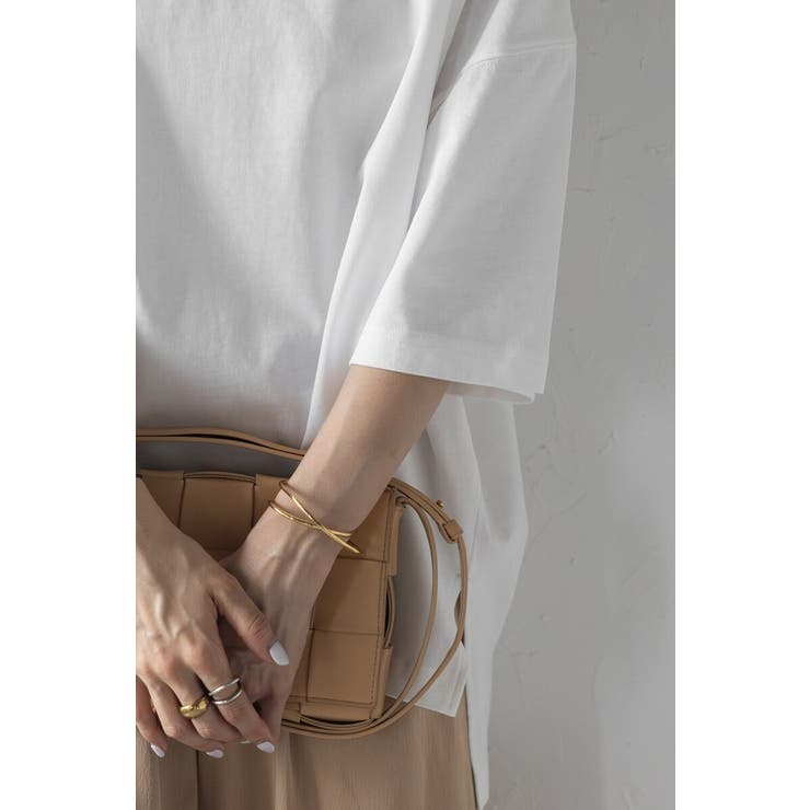 ビッグシルエット前後差Tシャツ 77-003873 | BONJOUR SAGAN | 詳細画像8 