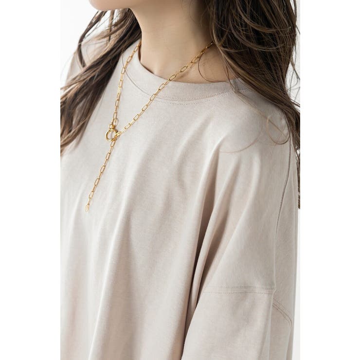 ビッグシルエット前後差Tシャツ 77-003873 | BONJOUR SAGAN | 詳細画像22 