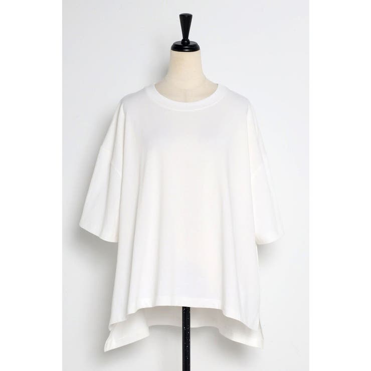 ビッグシルエット前後差Tシャツ 77-003873 | BONJOUR SAGAN | 詳細画像25 