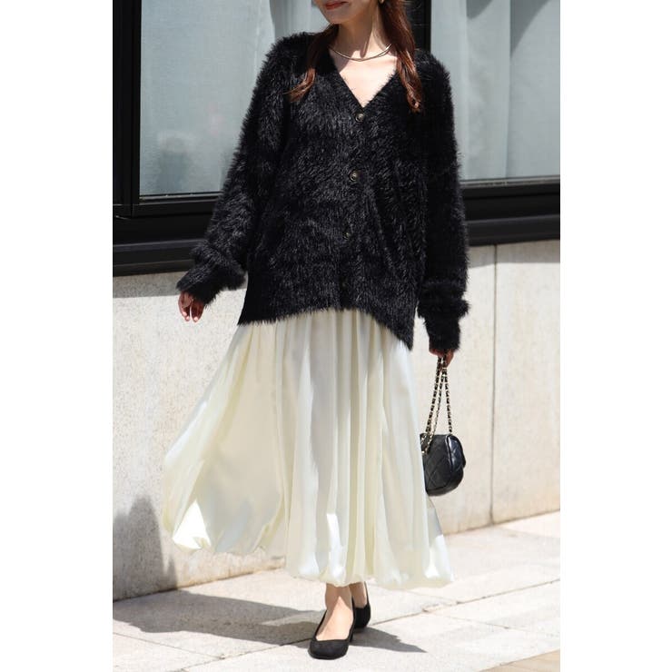 IVORY | サテンバルーンスカート 77-003880 | BONJOUR SAGAN