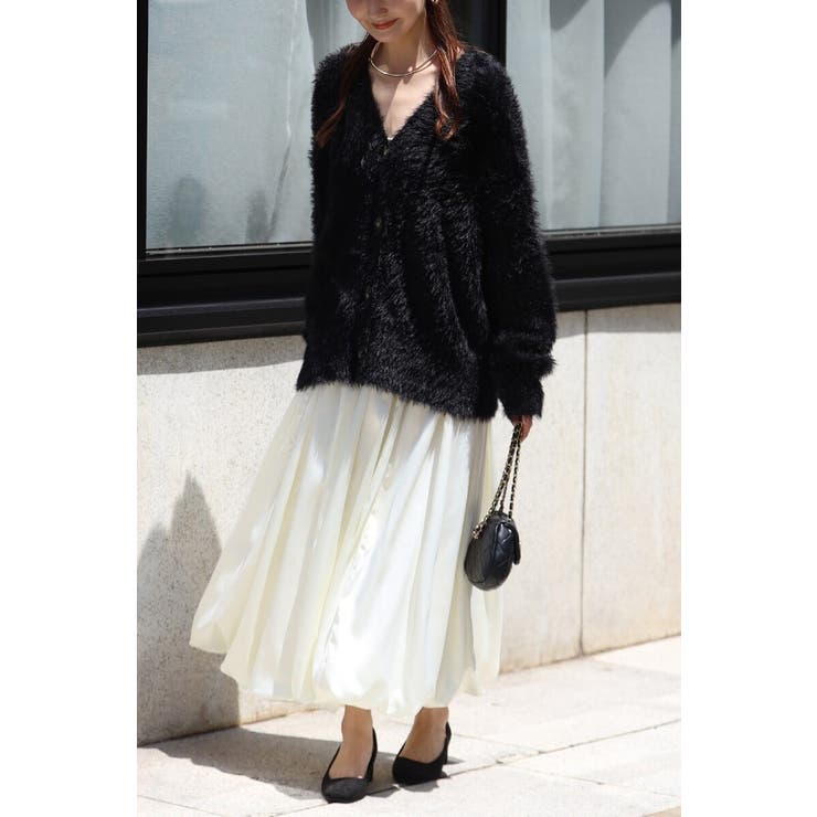 サテンバルーンスカート 77-003880 | BONJOUR SAGAN | 詳細画像1 