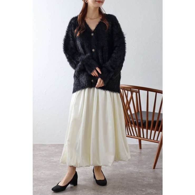 サテンバルーンスカート 77-003880 | BONJOUR SAGAN | 詳細画像4 