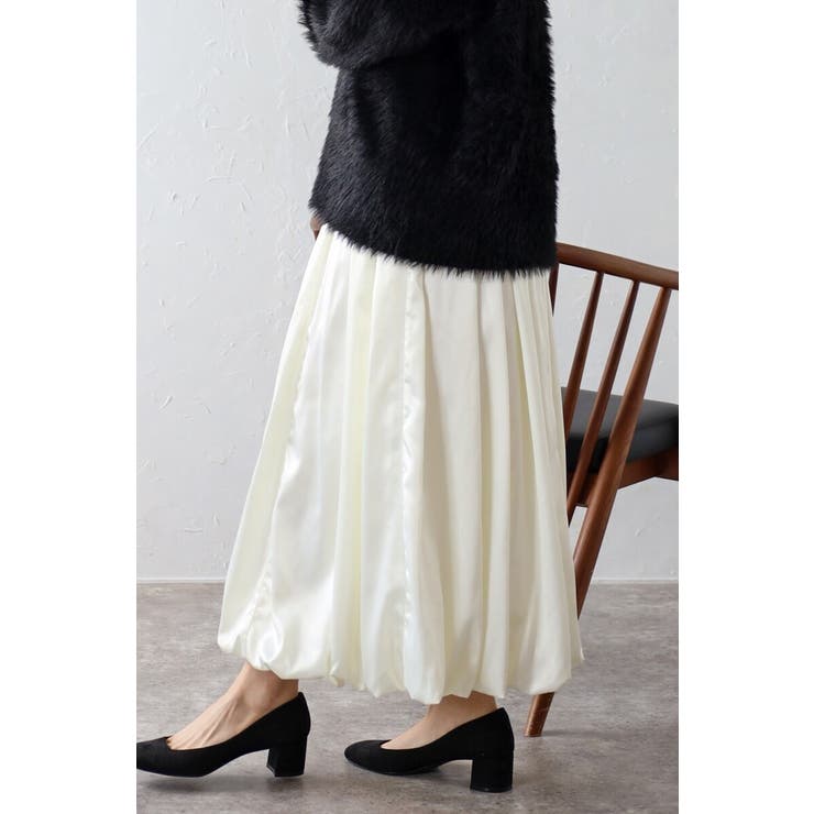 サテンバルーンスカート 77-003880 | BONJOUR SAGAN | 詳細画像5 