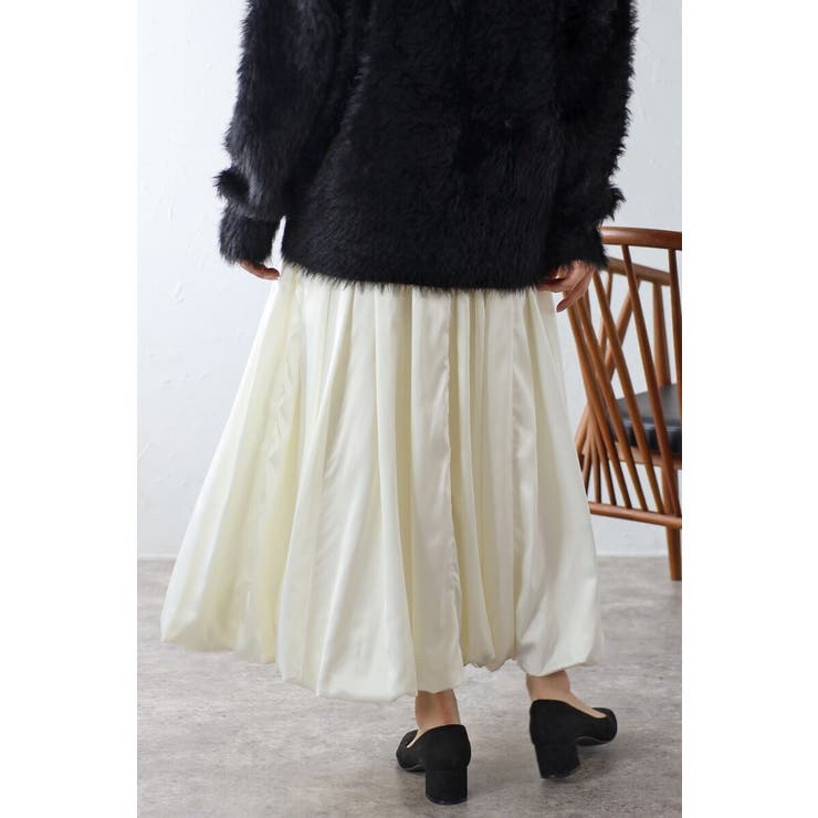 サテンバルーンスカート 77-003880 | BONJOUR SAGAN | 詳細画像7 