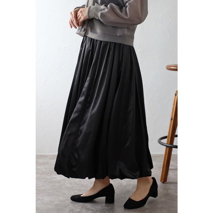 サテンバルーンスカート 77-003880 | BONJOUR SAGAN | 詳細画像12 