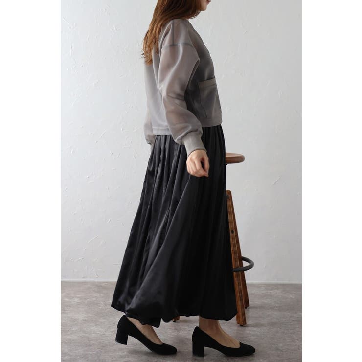 サテンバルーンスカート 77-003880 | BONJOUR SAGAN | 詳細画像13 