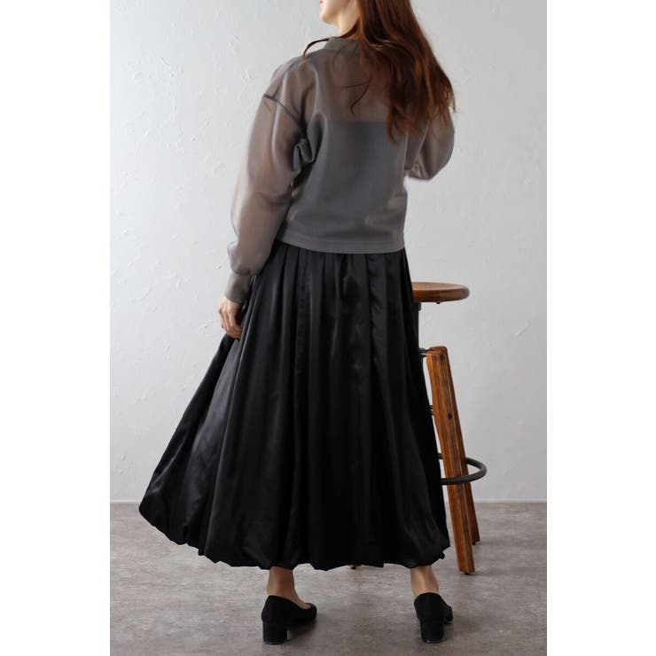 サテンバルーンスカート 77-003880 | BONJOUR SAGAN | 詳細画像15 