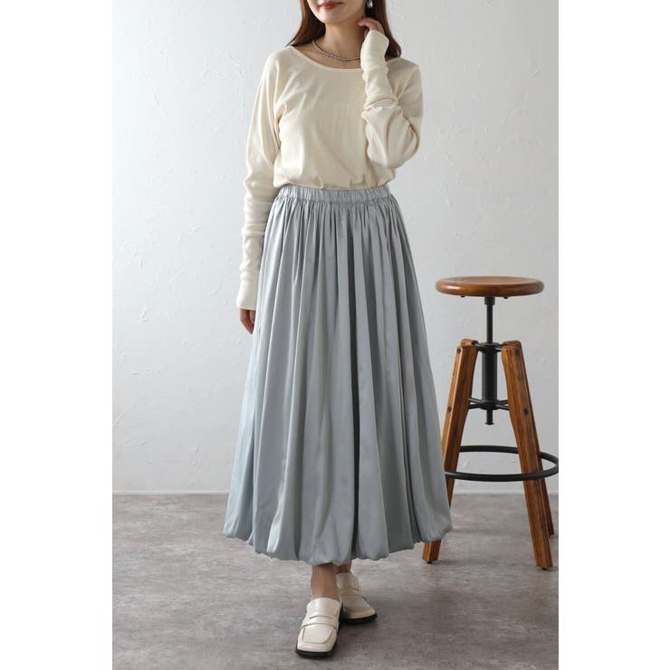 サテンバルーンスカート 77-003880 | BONJOUR SAGAN | 詳細画像20 