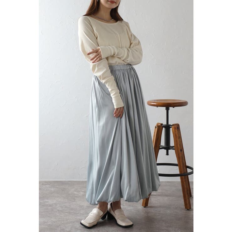 サテンバルーンスカート 77-003880 | BONJOUR SAGAN | 詳細画像21 