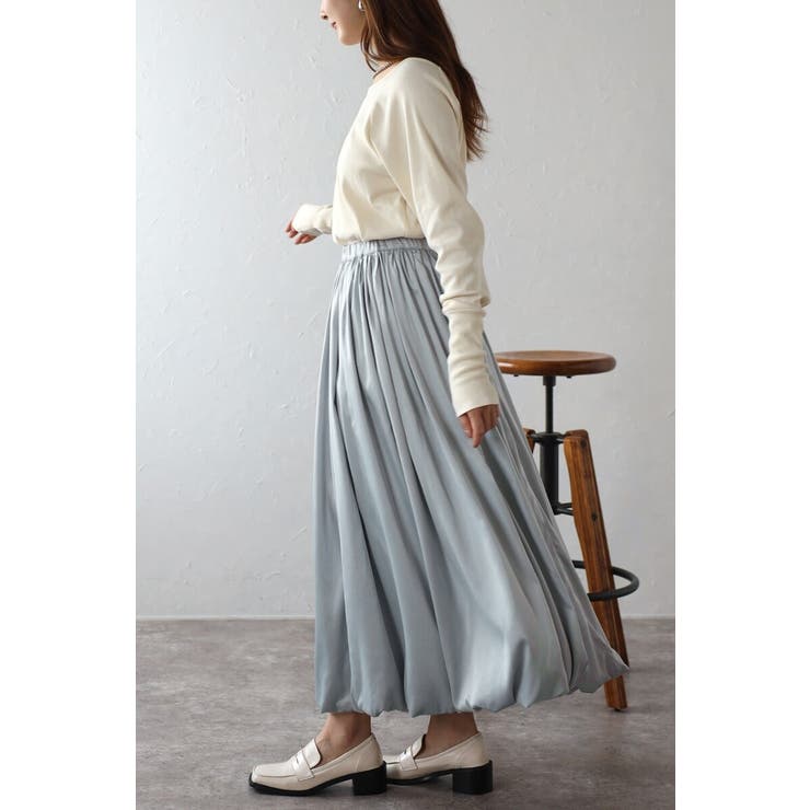 サテンバルーンスカート 77-003880 | BONJOUR SAGAN | 詳細画像23 