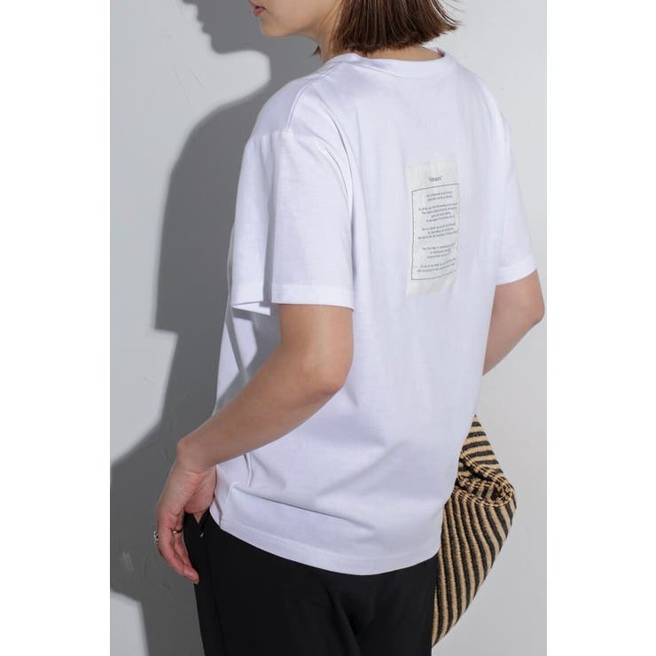 バックビッグラベルTシャツ 77-003889 | BONJOUR SAGAN | 詳細画像10 