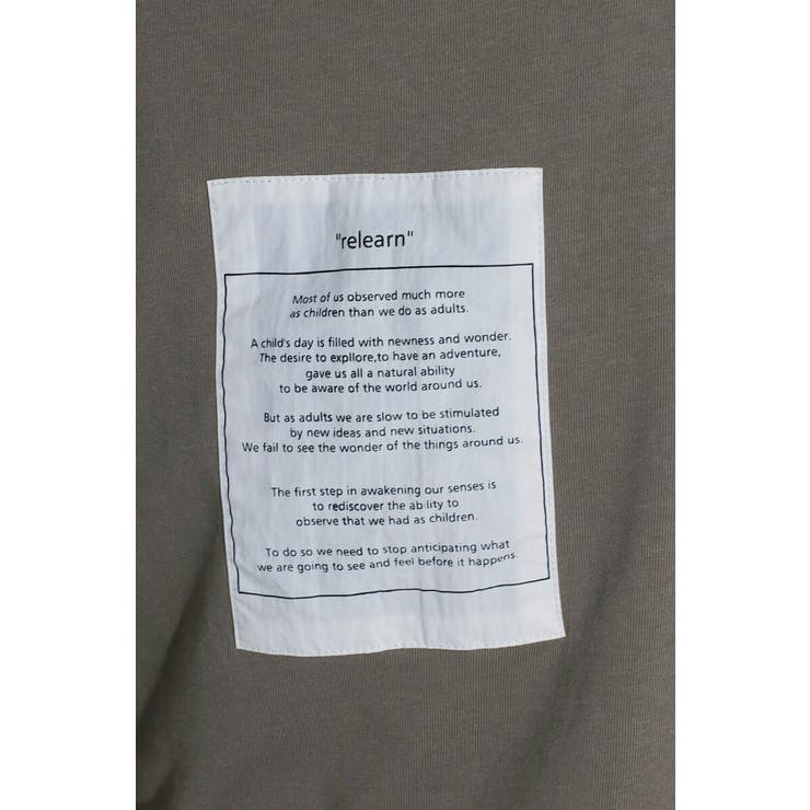 バックビッグラベルTシャツ 77-003889 | BONJOUR SAGAN | 詳細画像15 