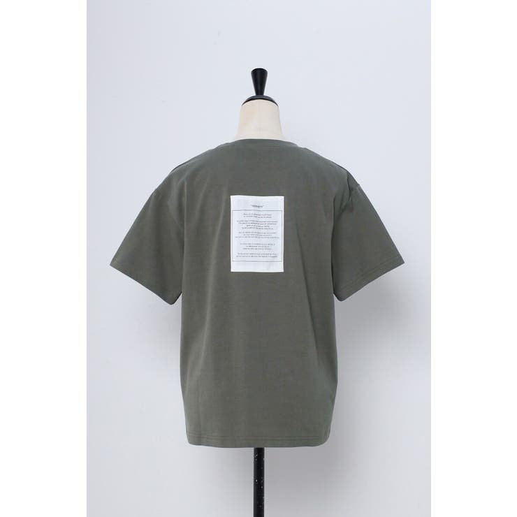 バックビッグラベルTシャツ 77-003889 | BONJOUR SAGAN | 詳細画像19 