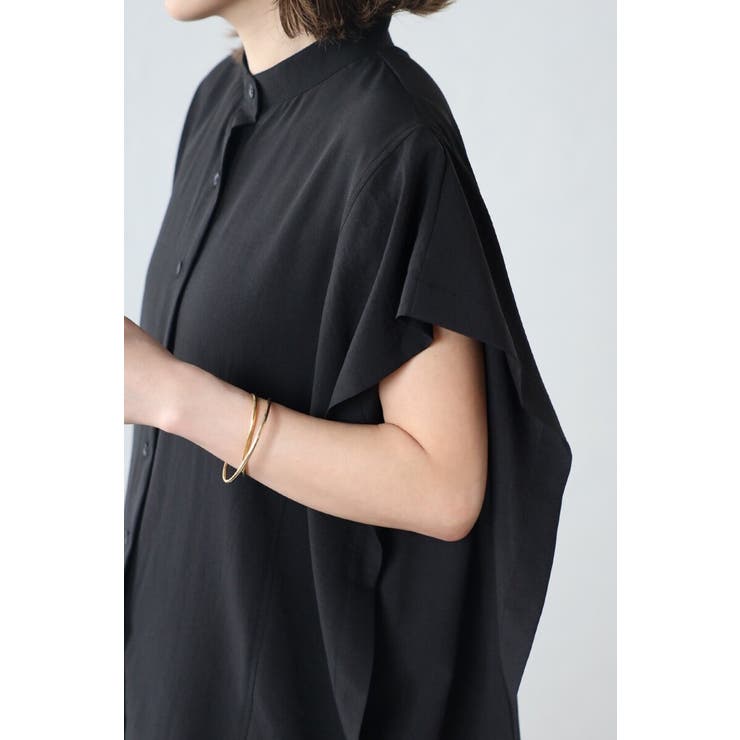 バンドカラースクエアポンチョシャツ  77-003892 | BONJOUR SAGAN | 詳細画像22 