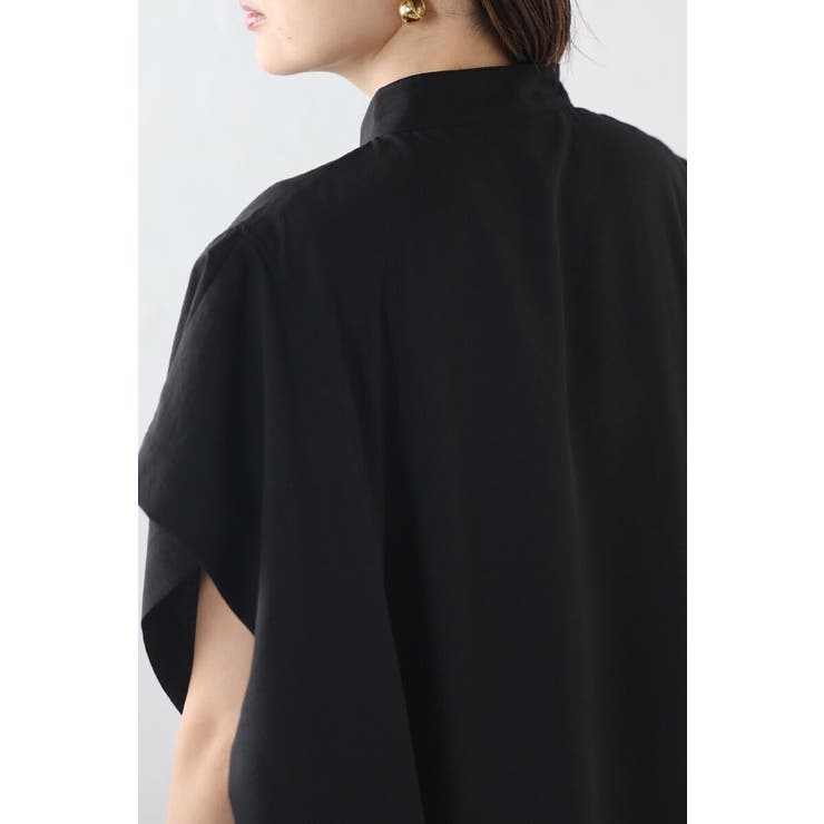 バンドカラースクエアポンチョシャツ  77-003892 | BONJOUR SAGAN | 詳細画像23 