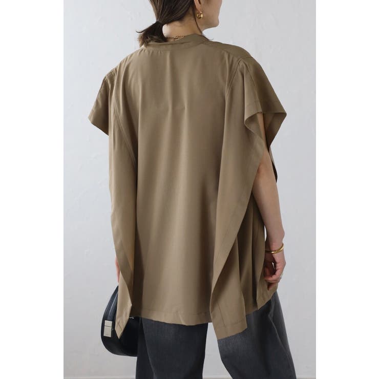 バンドカラースクエアポンチョシャツ  77-003892 | BONJOUR SAGAN | 詳細画像27 