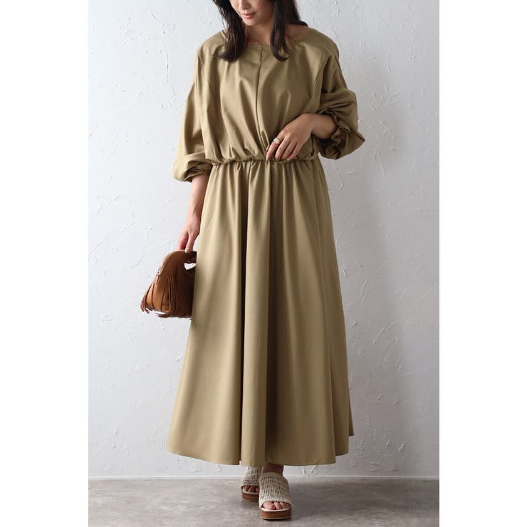 前後2WAYキャンディースリーブディープVワンピース 77-003894 | BONJOUR SAGAN | 詳細画像5 