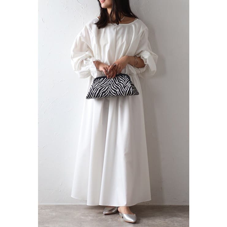 前後2WAYキャンディースリーブディープVワンピース 77-003894 | BONJOUR SAGAN | 詳細画像17 