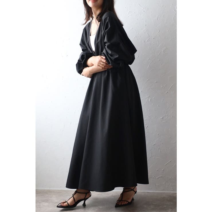 前後2WAYキャンディースリーブディープVワンピース 77-003894 | BONJOUR SAGAN | 詳細画像21 