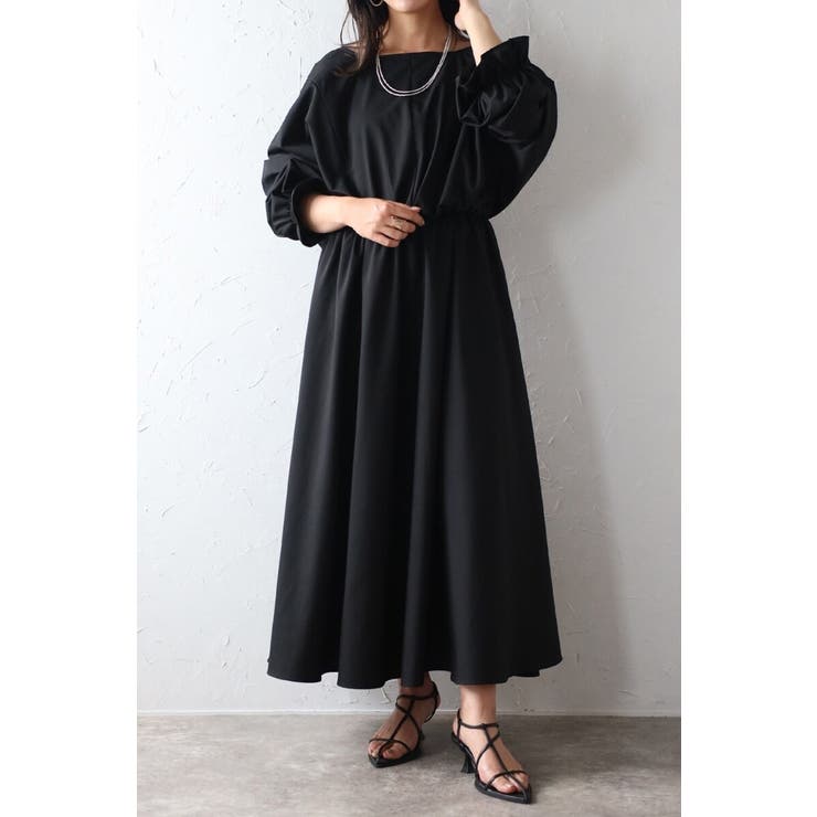 前後2WAYキャンディースリーブディープVワンピース 77-003894 | BONJOUR SAGAN | 詳細画像23 