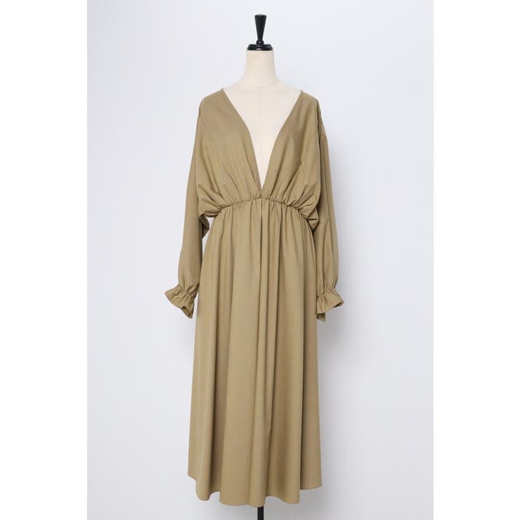 前後2WAYキャンディースリーブディープVワンピース 77-003894 | BONJOUR SAGAN | 詳細画像32 