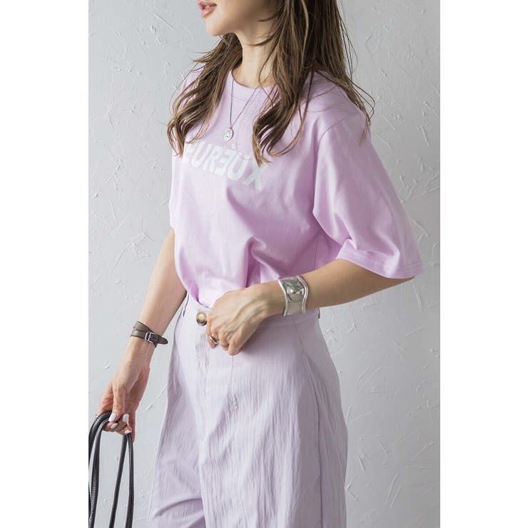 前後2WAYロゴTシャツ 77-003895 | BONJOUR SAGAN | 詳細画像12 