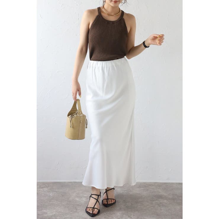 カップ付きホルターネックラメニットタンク 77-003907 | BONJOUR SAGAN | 詳細画像18 