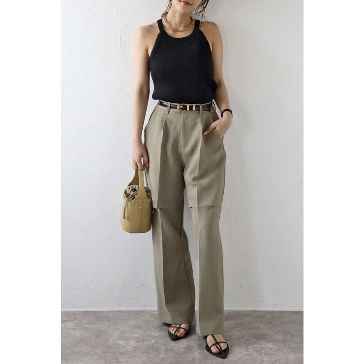 カップ付きホルターネックラメニットタンク 77-003907 | BONJOUR SAGAN | 詳細画像24 