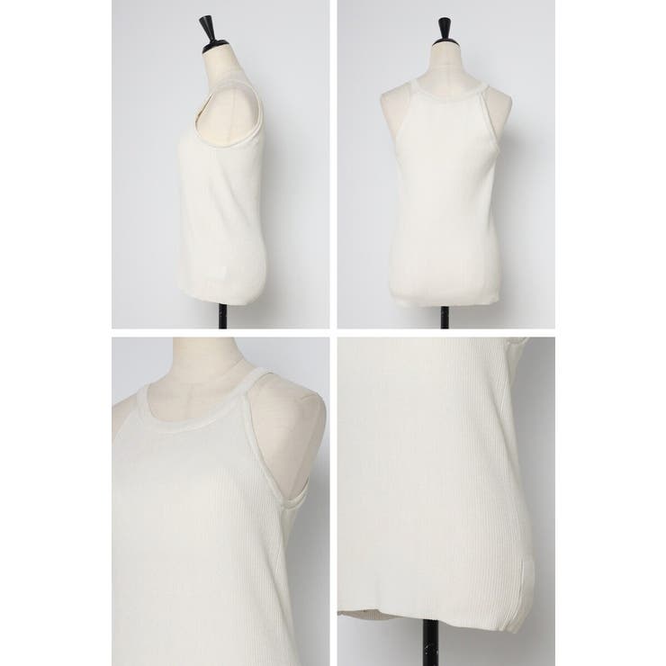 カップ付きホルターネックラメニットタンク 77-003907 | BONJOUR SAGAN | 詳細画像31 