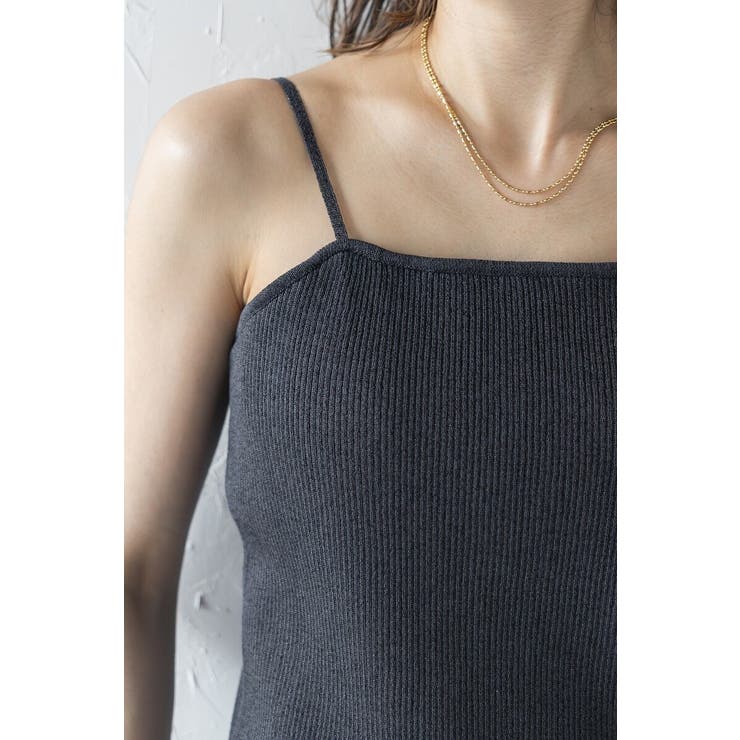 カップ付きラメニットキャミ 77-003941 | BONJOUR SAGAN | 詳細画像8 