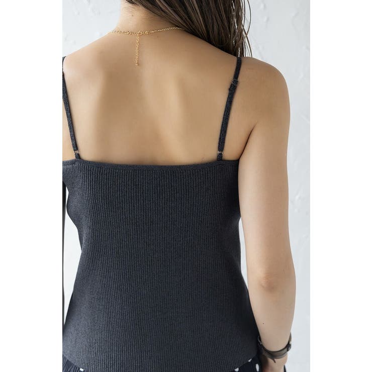 カップ付きラメニットキャミ 77-003941 | BONJOUR SAGAN | 詳細画像10 