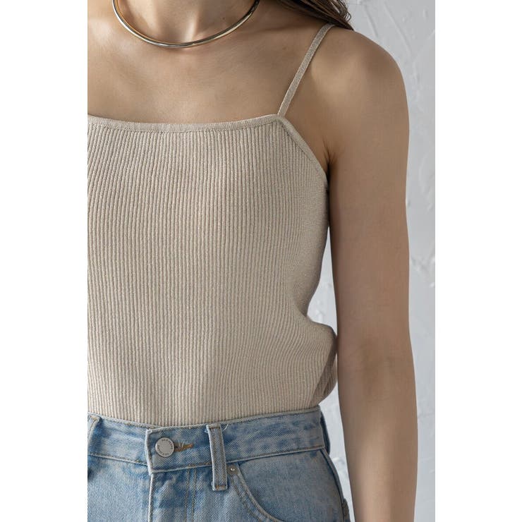 カップ付きラメニットキャミ 77-003941 | BONJOUR SAGAN | 詳細画像19 