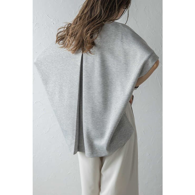 接触冷感 配色キーネックダンボールポンチョ 77-003948 | BONJOUR SAGAN | 詳細画像5 