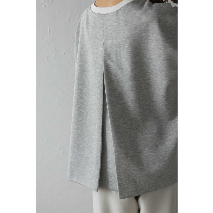 接触冷感 配色キーネックダンボールポンチョ 77-003948 | BONJOUR SAGAN | 詳細画像11 