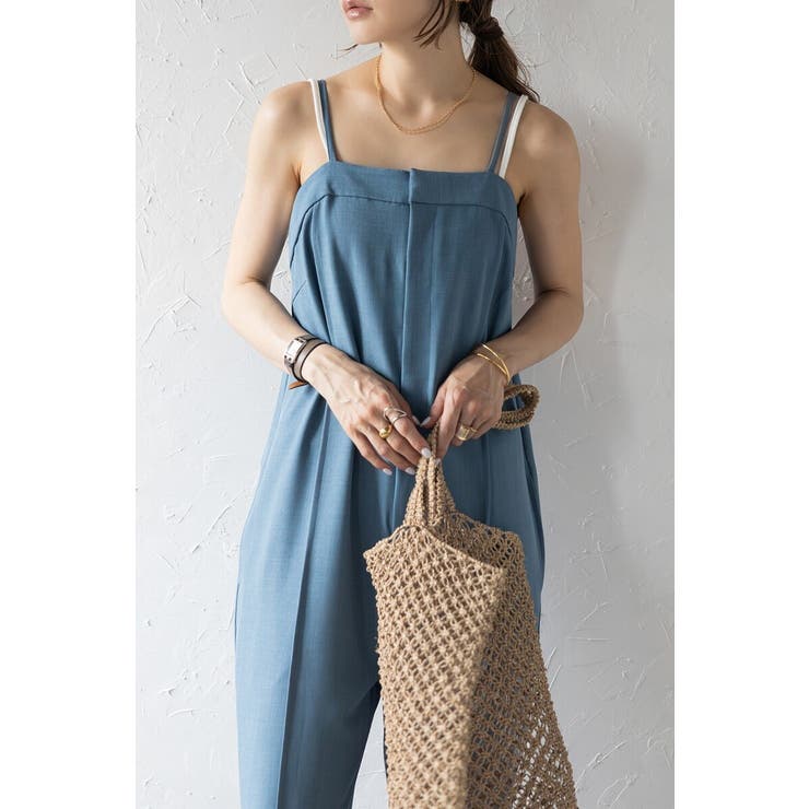 センターシームキャミサロペット  77-003953 | BONJOUR SAGAN | 詳細画像1 