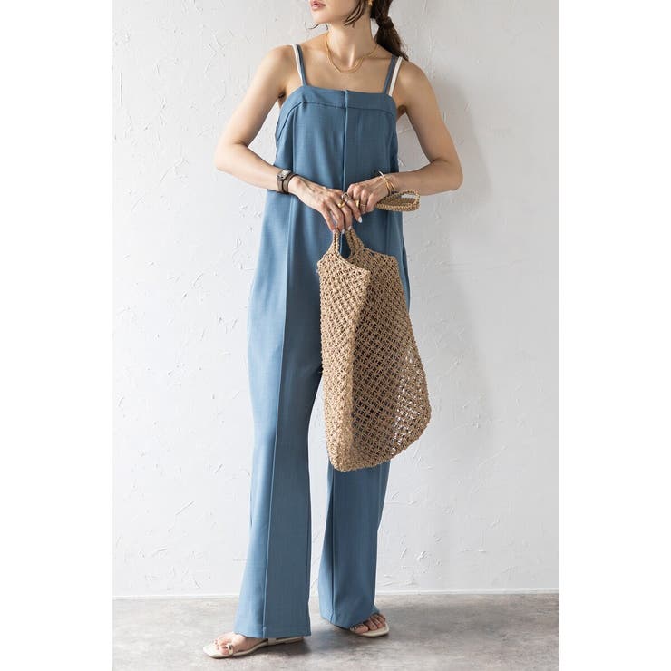 センターシームキャミサロペット  77-003953 | BONJOUR SAGAN | 詳細画像6 