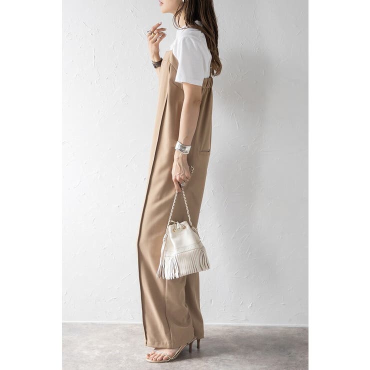 センターシームキャミサロペット  77-003953 | BONJOUR SAGAN | 詳細画像18 